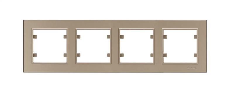 рамка 4-м karea горизонт. латунь makel 56057704 от BTSprom.by