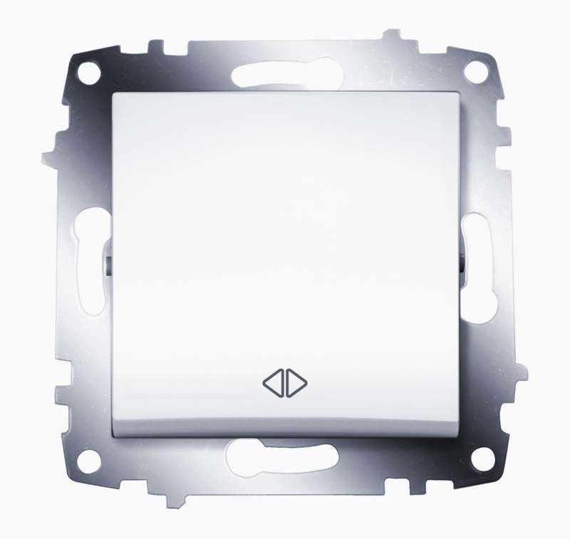 переключатель перекрестный 1-кл. 1мод. сп cosmo 10а ip20 (сх. 7) механизм бел. abb 619-010200-214 от BTSprom.by