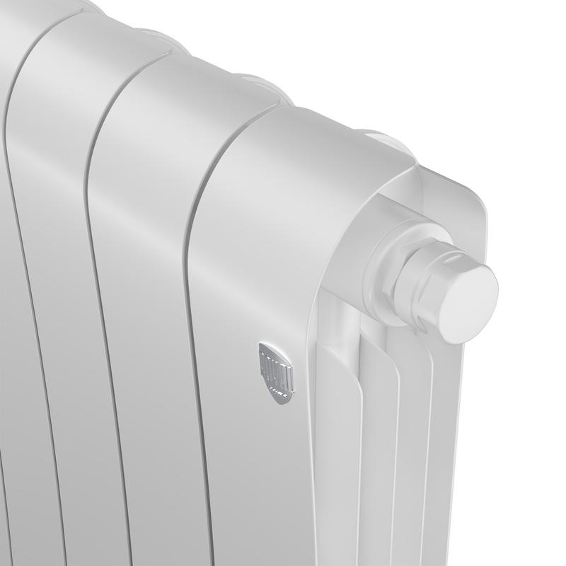  Радиатор Infinity 500 VR80 12 секц. биметал. Bianco Traffico Royal Thermo НС-1658377 фото в каталоге от BTSprom.by