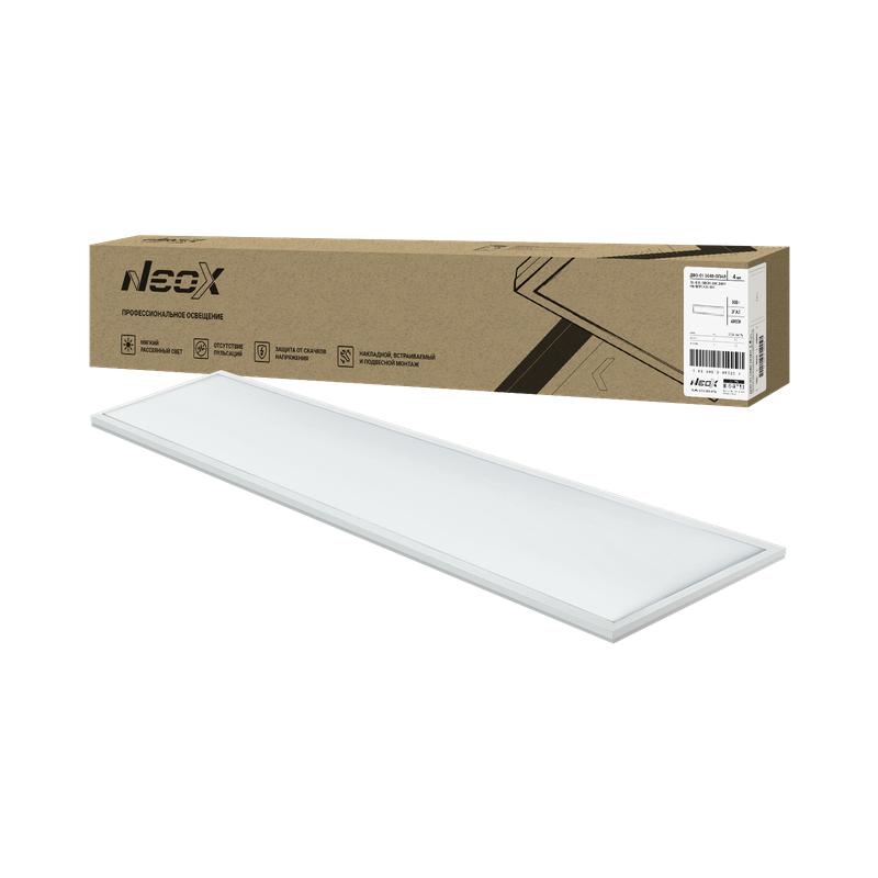 светильник светодиодный дво-01 5040-опал 50вт 4000к ip40 1195х180х30мм универс. панель neox 4690612055237 от BTSprom.by