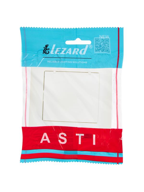  Розетка 1-м СП ASTI 16А IP20 с заземл. с крышкой термопласт в сборе жемчуж./бел. перламутр. LEZARD 7081-3030-123В фото в каталоге от BTSprom.by