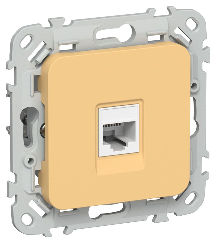 розетка компьютерная сп flite рк5е-1-0-флз rj45 кат.5e utp механизм золотарник iek fi-k12-1-k90 от BTSprom.by