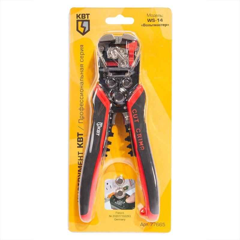  Инструмент для снятия изоляции WS-14 Вольтмастер КВТ 77665 фото в каталоге от BTSprom.by