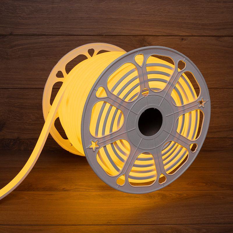 шнур светодиодный гибкий неон led smd форма - d 16х16мм 120led/м желт. (уп.50м) neon-night 131-081 от BTSprom.by