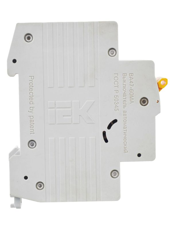  Выключатель автоматический модульный 1п D 63А 6кА ВА47-60МА без тепл. расцеп. KARAT IEK MVA33-1-063-D фото в каталоге от BTSprom.by