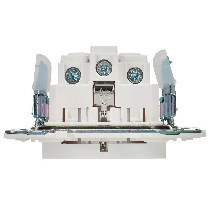  Розетка SKANDY 16А с заземл. защ. шторки безвинт. крепл. SK-R06W арктич. бел. IEK SK-R14-16-1-K01 фото в каталоге от BTSprom.by