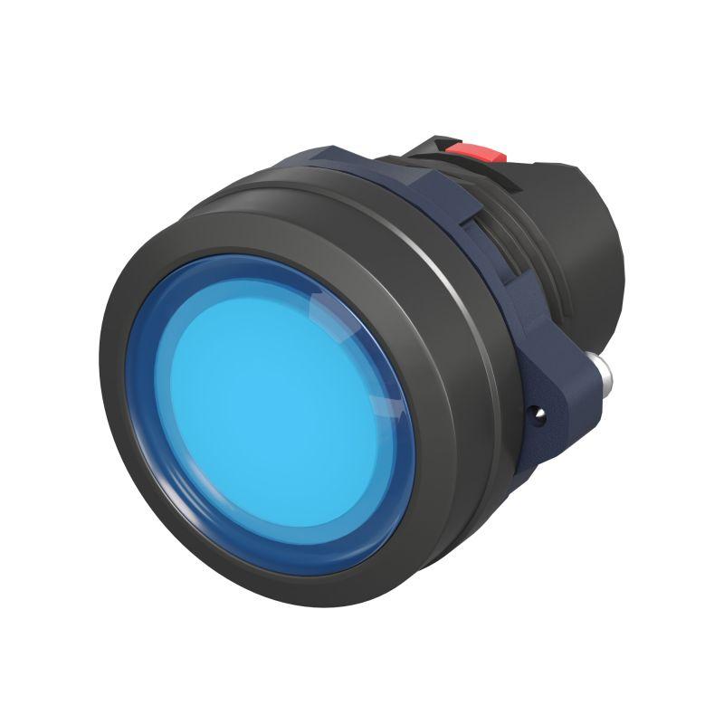 головка кнопки плоская прозрачная без фиксации син. dkc m22p-fmlbp от BTSprom.by