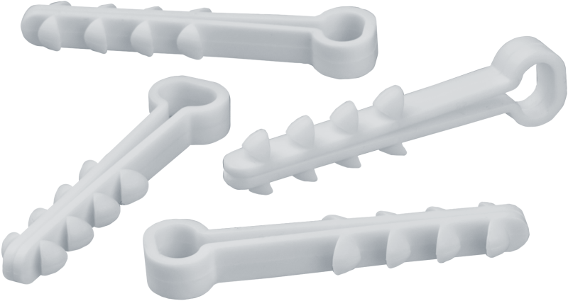 дюбель-хомут для плоского кабеля 93 749 ncu-f-5-8-45-100-wh (уп.100шт) navigator 93749 от BTSprom.by