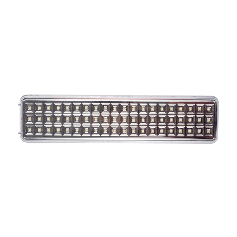 фонарь-светильник аккумуляторный accu9-l60-wh аварийный 60smd яркий 300лм 2ч/эконом 90лм 6ч 220в аккум. li-ion 3.7в 2.4а.ч бел. jazzway 5024540 от BTSprom.by
