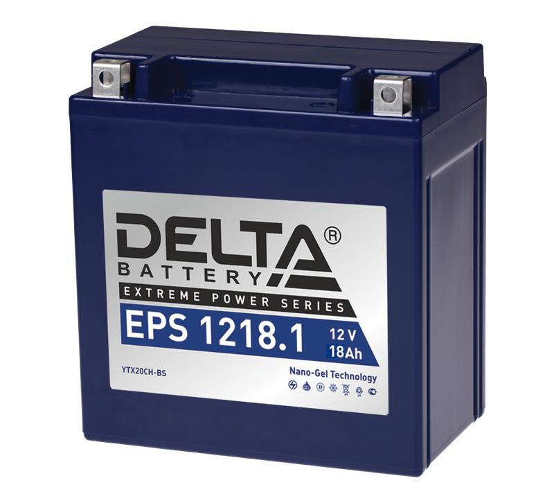 аккумулятор стартерный 12в 20а.ч delta eps 1218.1 от BTSprom.by