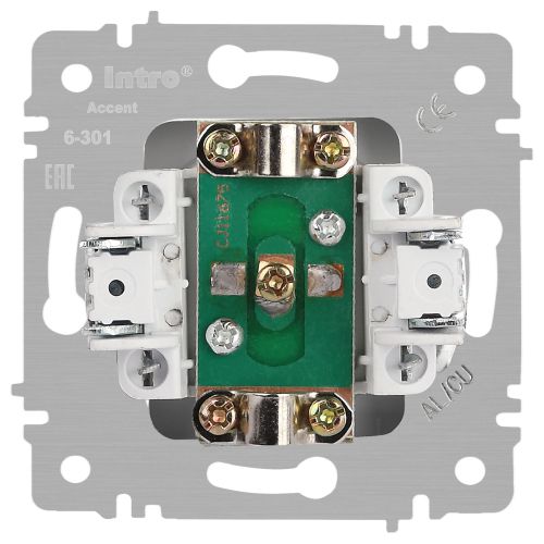  Розетка телевизионная одиночная TV СП Accent 6-301-09 IP20 титан Intro Б0063618 фото в каталоге от BTSprom.by