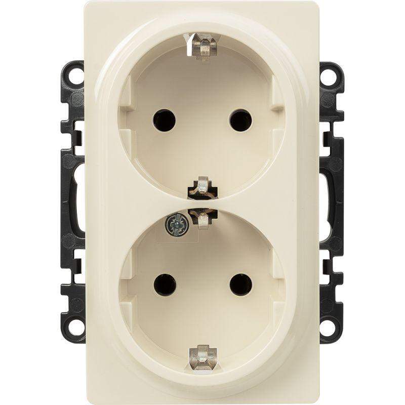 Розетка 2-м СП Valena Life 16А IP20 250В 2х2P+E безвинтов. клеммы с лицев. панелью механизм сл. кость Leg 753227 фото в каталоге от BTSprom.by  Розетка 2-м СП Valena Life 16А IP20 250В 2х2P+E безвинтов. клеммы с лицев. панелью механизм сл. кость Leg 753227 фото в каталоге от BTSprom.by