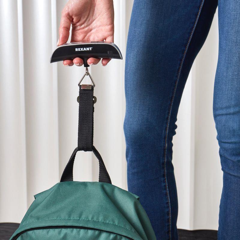  Весы (безмен для багажа) ручные электронные до 50кг REXANT 72-1101 фото в каталоге от BTSprom.by