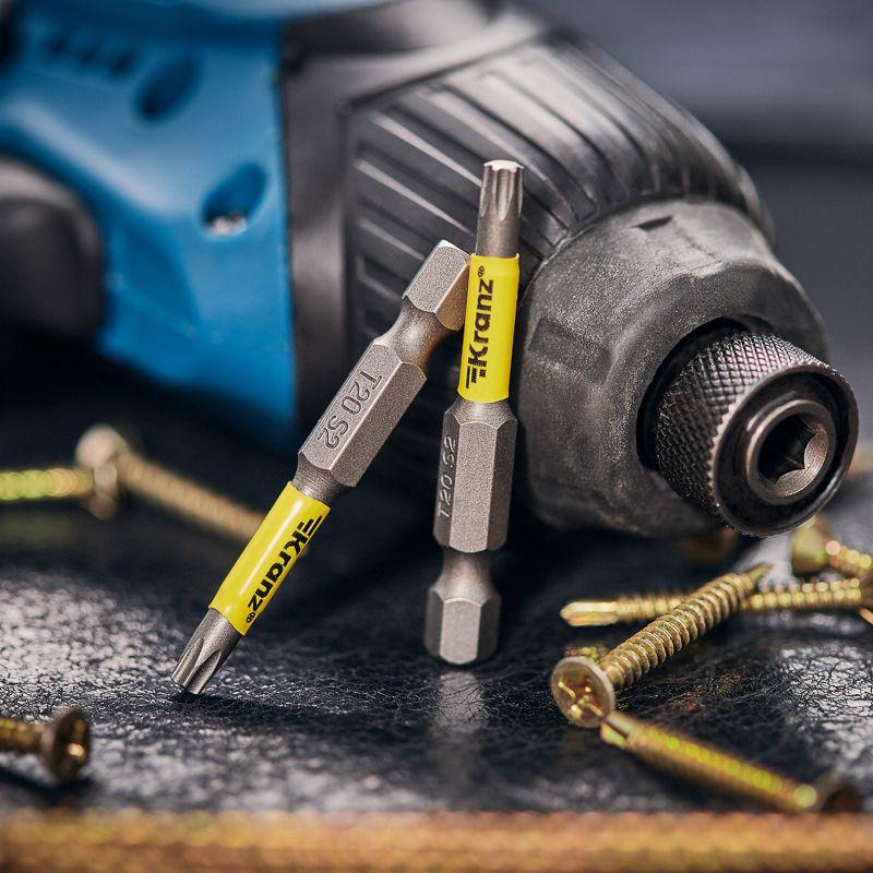  Бита для шуруповерта Torx T20х50мм (уп.2шт) Kranz KR-92-0427-1 фото в каталоге от BTSprom.by
