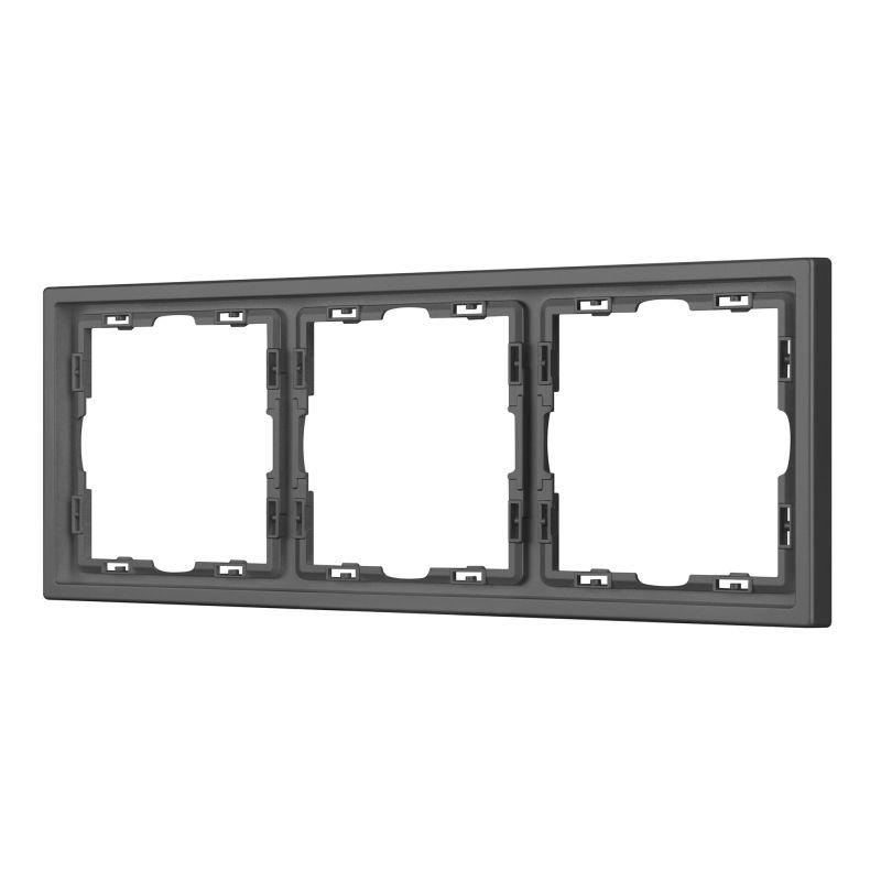 рамка 3-м frm-nobe-sfpl-3-gr пластик. сер. arlight 054222 от BTSprom.by