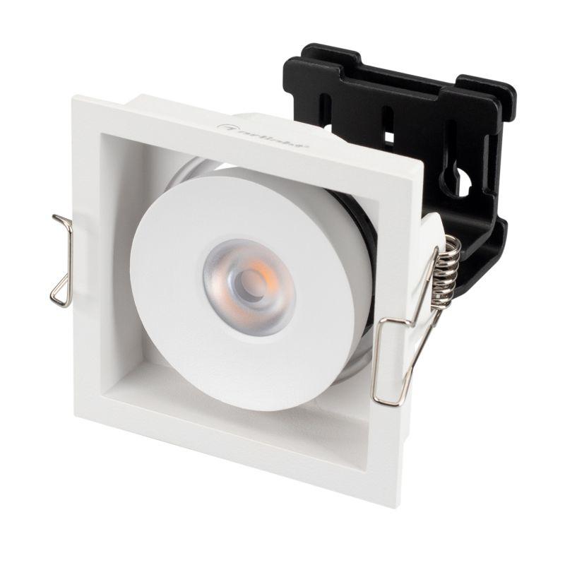 светильник cl-simple-s80x80-9w day4000 wh 45 deg ip20 металл 3 года arlight 028148 от BTSprom.by