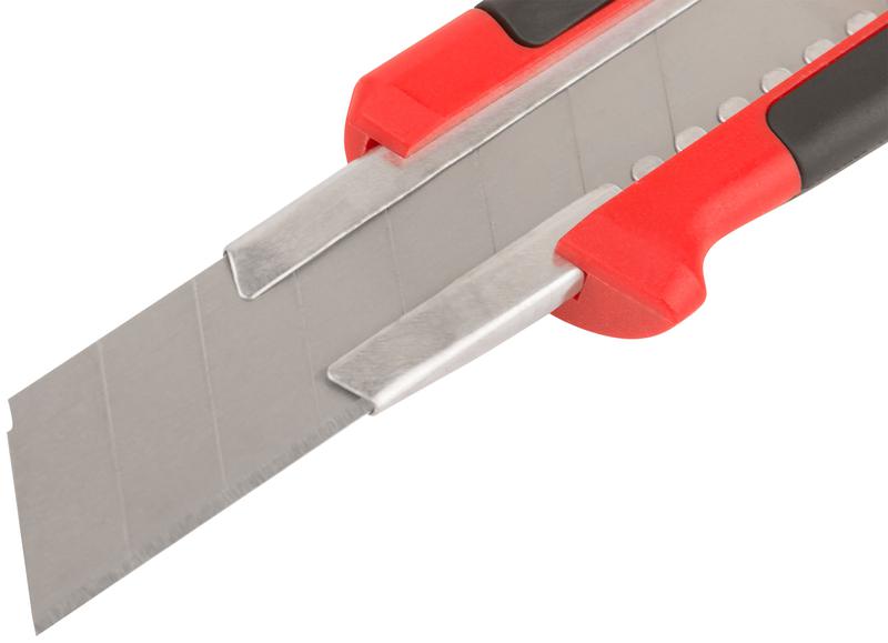  Нож технический "Тренд" 18мм усилен. прорезиненный КУРС 10174 фото в каталоге от BTSprom.by