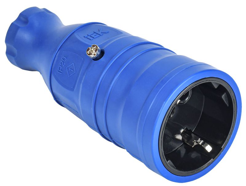 розетка переносная omega рбп14-1-0м ip20 син. iek om-kr20-16-20-p1-00-k07 от BTSprom.by