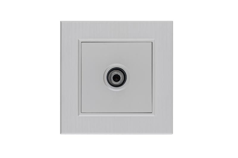 розетка tv проходная karea line star жемчуж. makel 86100007 от BTSprom.by