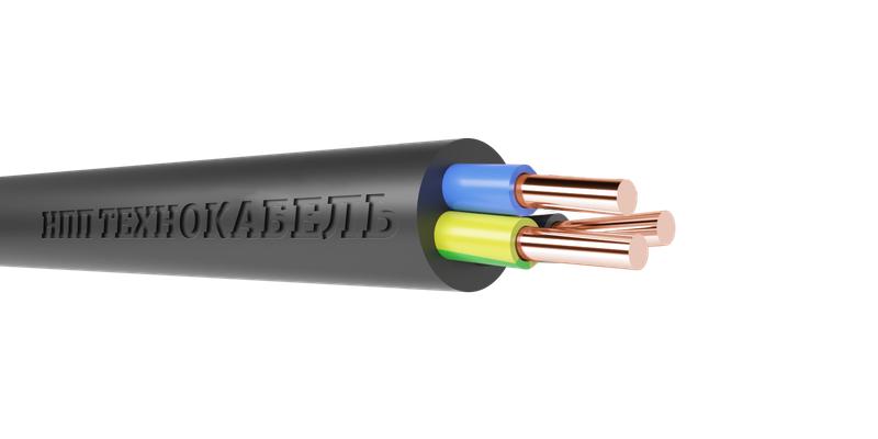 кабель ввгнг(а)-lsltx 3х1.5 (n pe) 0.66кв (м) технокабель 00-00148410 от BTSprom.by