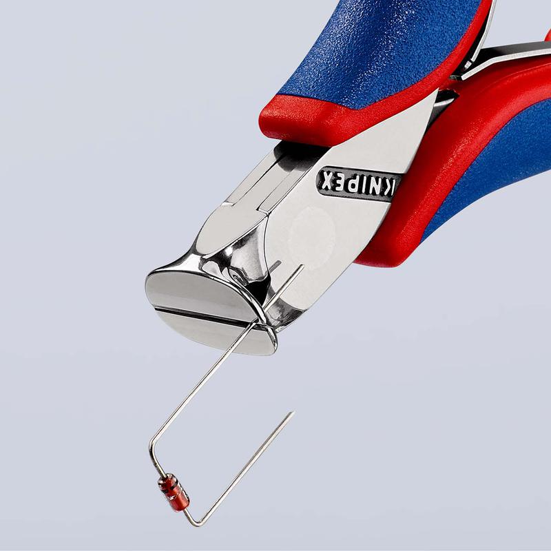  Кусачки торцевые для электроники режущие кромки с маленькой фаской с пружиной L-115мм Knipex KN-6402115 фото в каталоге от BTSprom.by