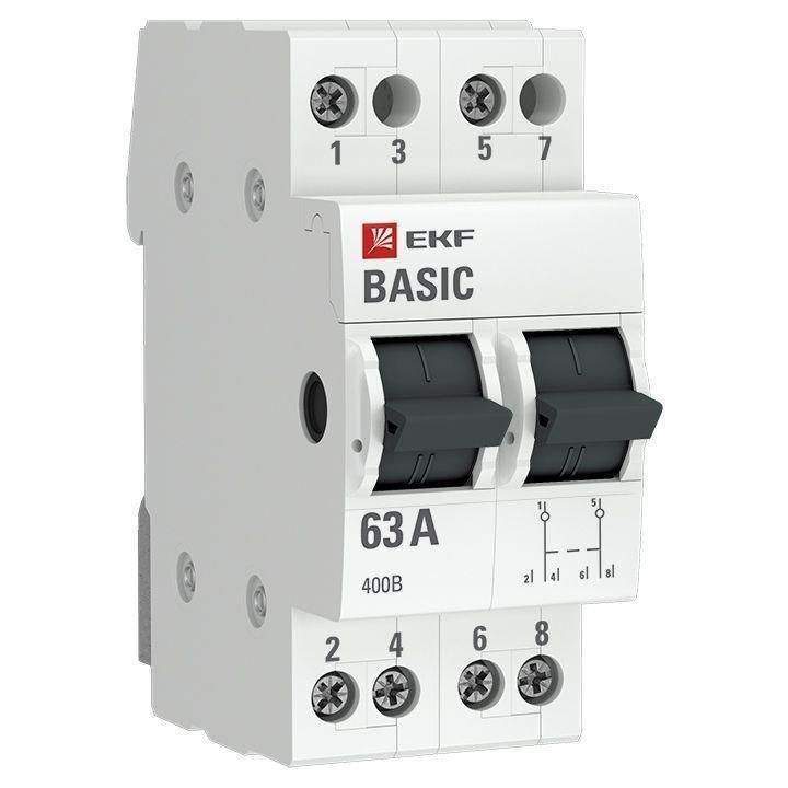 переключатель трехпозиционный 2п 63а basic ekf tps-2-63 от BTSprom.by