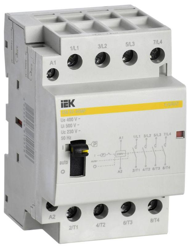 контактор модульный км63-40мр ac с ручным управ. karat iek mkk22-63-40 от BTSprom.by