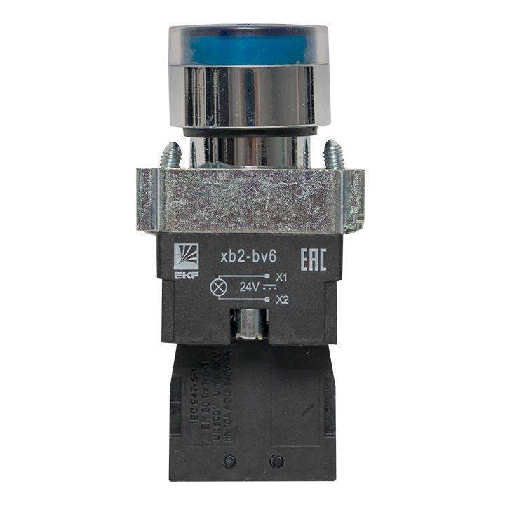  Кнопка BW61 с подсветкой 24В син. NO PROxima EKF xb2-bw61-24 фото в каталоге от BTSprom.by