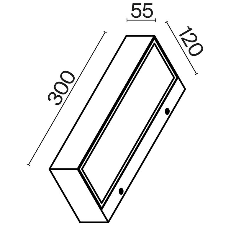  Светильник Lot 10Вт 3000К IP65 бра настен. Maytoni O428WL-L10W3K фото в каталоге от BTSprom.by