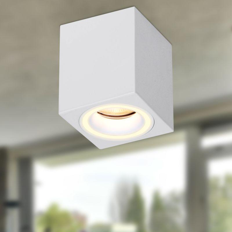 светильник ol46 wh mr16 gu10 ip20 настенно-потолочн. спот бел. эра б0059797 от BTSprom.by
