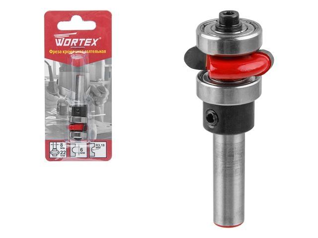 фреза кромочная галтельная 22х6 мм wortex 0318093 от BTSprom.by