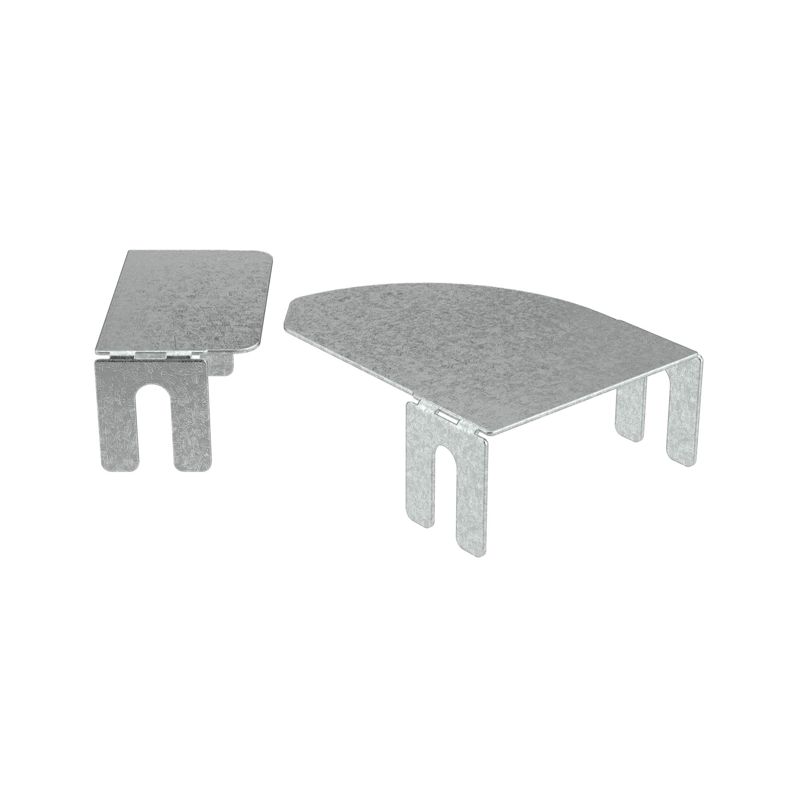 Крышка на горизонтальный изменяемый угол СРО 0-45град. 300 в комплекте с крепеж. эл. для монтажа цинк-ламель DKC SKVS300KHDZL от BTSprom.by