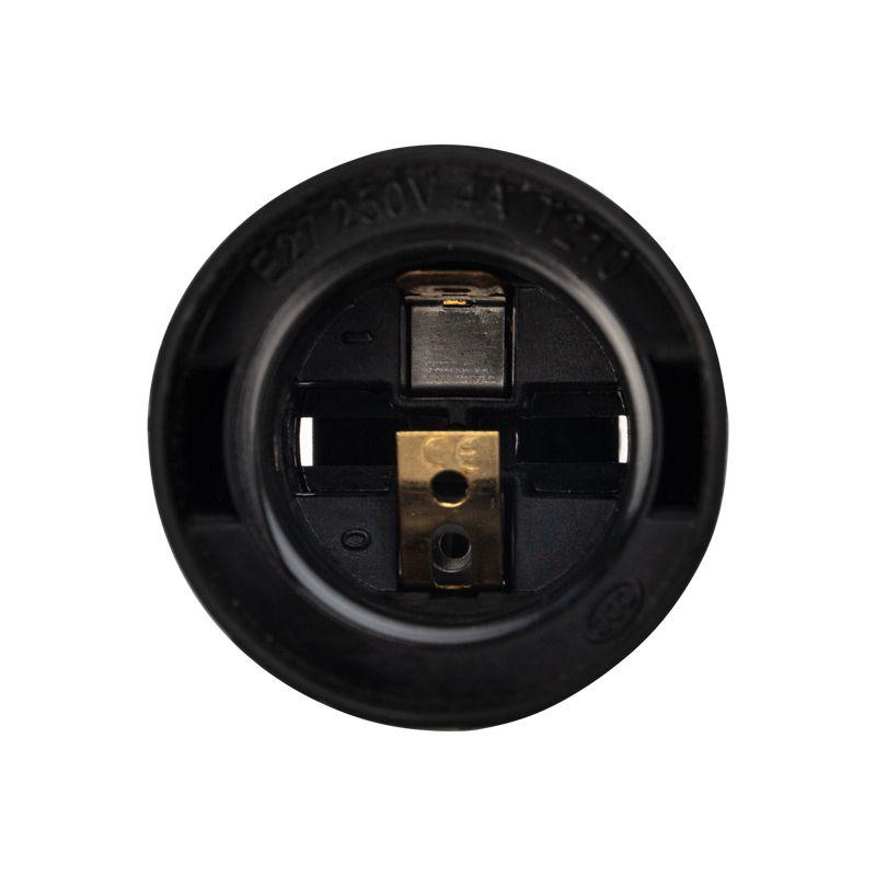  Патрон пластиковый термостойкий подвесной E27 черн. Rexant 11-8828 фото в каталоге от BTSprom.by