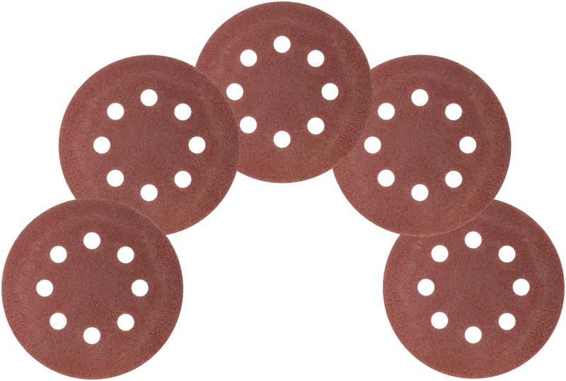  Круг шлифовальные с отверстиями (липучка) алюминий-оксидные 125мм Р 40 (уп.5шт) MOS 39832М фото в каталоге от BTSprom.by