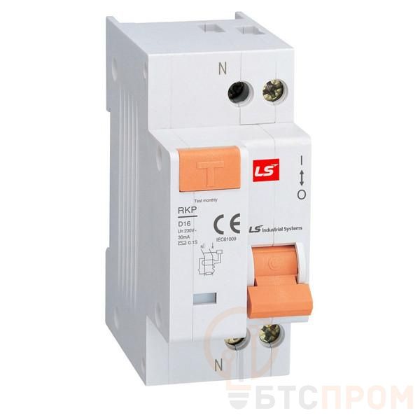 Выключатель автоматический дифференциального тока 2п B 20А 30мА RKP LS Electric 062203568B фото в каталоге от BTSprom.by  Выключатель автоматический дифференциального тока 2п B 20А 30мА RKP LS Electric 062203568B фото в каталоге от BTSprom.by