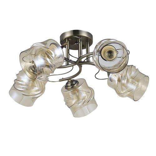  Люстра Carmela 9080-305 5хE27 40Вт модерн Rivoli Б0052677 фото в каталоге от BTSprom.by