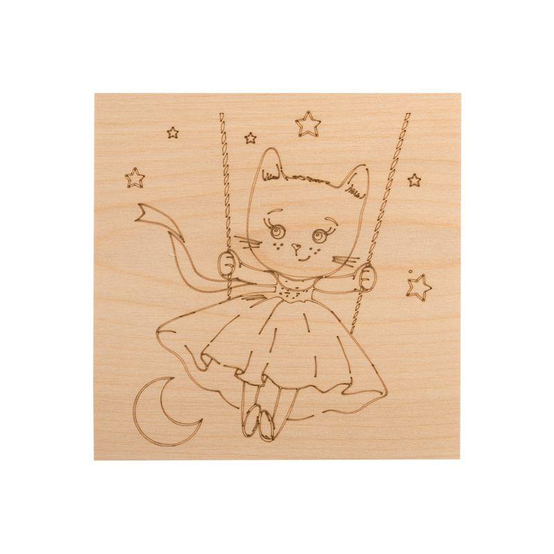  Набор досок для выжигания "Малыши зверята" 150х150мм пакет (уп.5шт) Rexant 12-0933 фото в каталоге от BTSprom.by