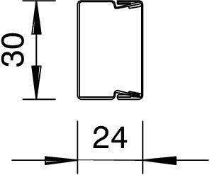  Кабель-канал 30х24 L2000 сталь LKM20030FS оцинк. OBO 6246974 фото в каталоге от BTSprom.by