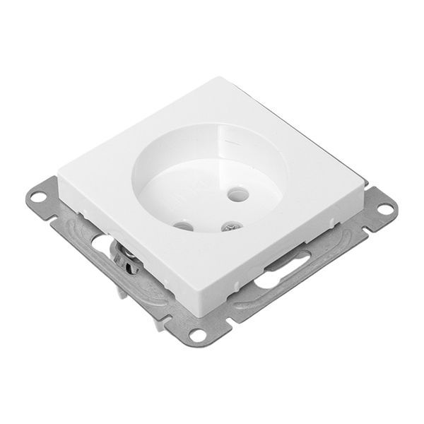  Розетка СП Эпика 16А без заземл. без шторок механизм бел. EKF UP1-SOW-100 фото в каталоге от BTSprom.by