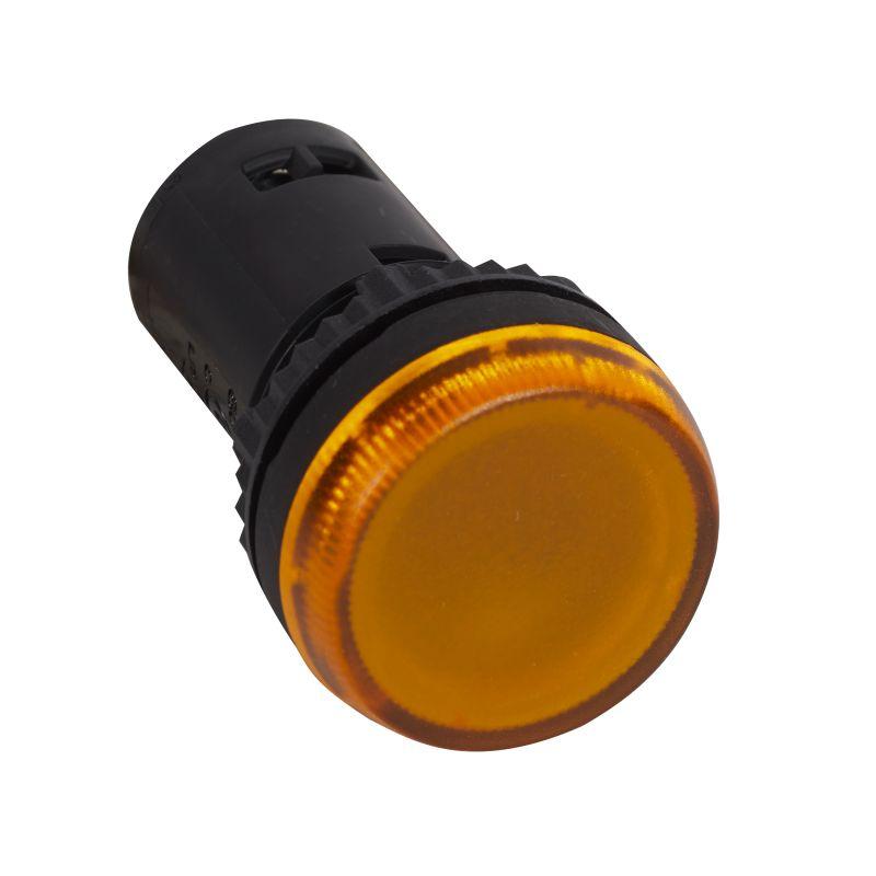 лампа сигнальная монобл. 230в желт. osmoz leg 024614 от BTSprom.by