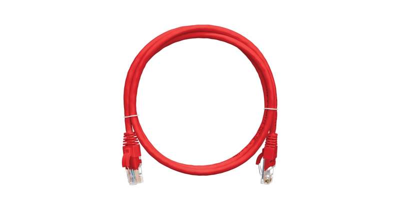 патч-корд кат.5e (класс d) u/utp 4 пары 24 awg (7х0.205мм) 100мгц 2хrj45 (8p8c) bc чистая медь lszh нг(а)-hfltx 3м красн. nikomax nmc-pc4ud55b-030-c-rd от BTSprom.by