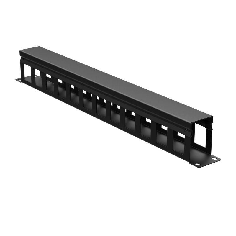 органайзер кабельный 19дюйм с крышкой 1u глубина 60 мм ral9005 dkc r5cp1961heb от BTSprom.by
