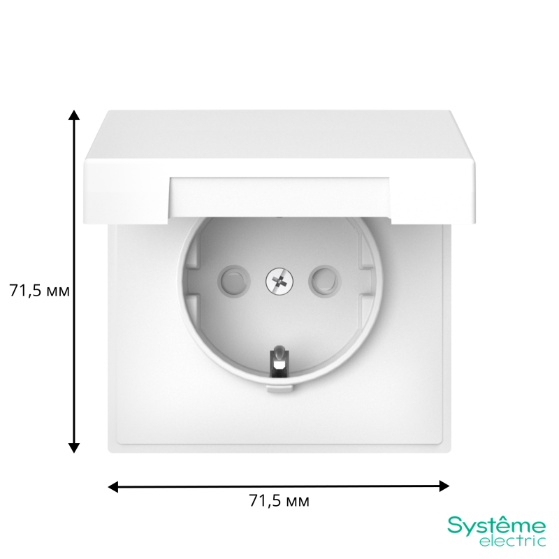  Розетка ArtGallery 16А IP20 с заземл. со шторками с крышкой быстрозажим. клем. механизм бел. SE GAL000146S фото в каталоге от BTSprom.by