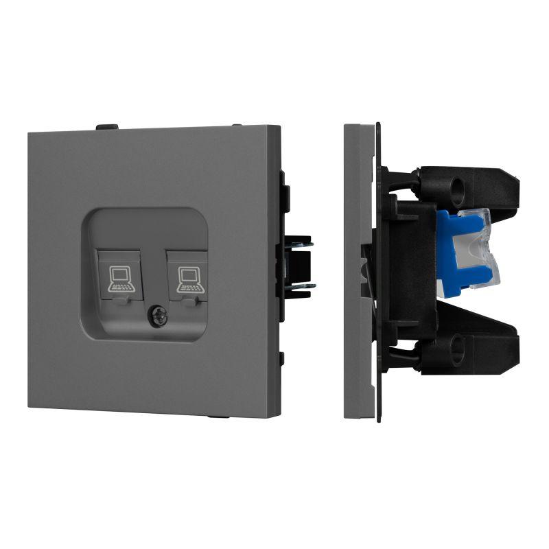 розетка компьютерная 2-м sct-tendo-mpc2-sfpl-gr rj45 кат.6 механизм arlight 054597 от BTSprom.by