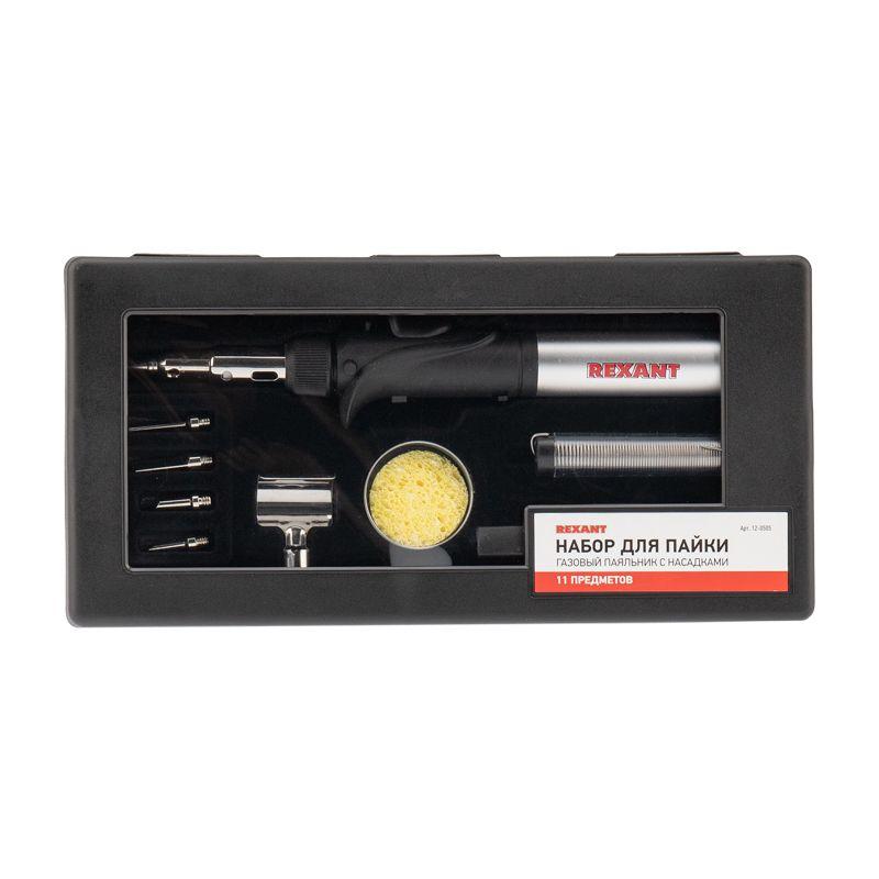  Паяльник газовый с пьезоподжигом 17 мл 11 предметов Rexant 12-0505 фото в каталоге от BTSprom.by