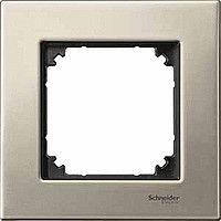  Рамка 1-м Merten метал. титан SchE MTN403105 фото в каталоге от BTSprom.by