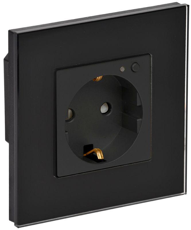 розетка сп 16а wifi+ble стекл/р. защ. шторки iteq smart черн. oni it-r16sfwbg-k02 от BTSprom.by