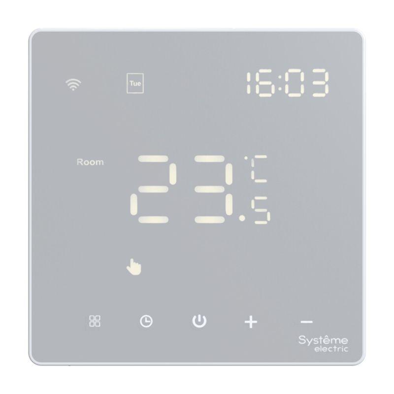 термостат программируемый artgallery 16а с wi-fi для электрич. теплого пола моноблочный бел. se gal000138 от BTSprom.by