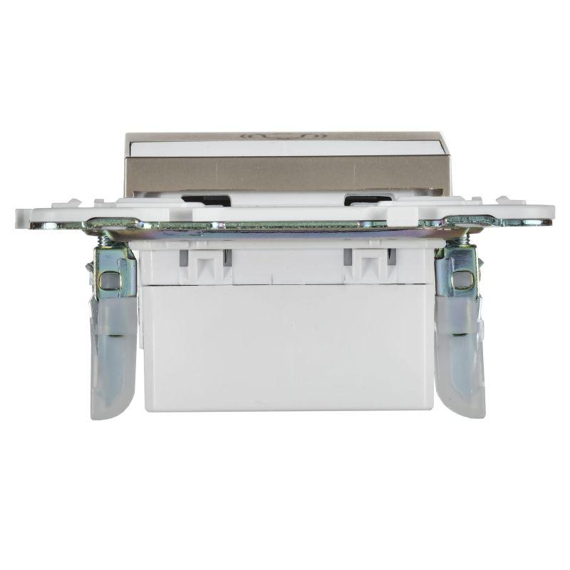  Кнопка звонка SKANDY 10А SK-V17Sh для отелей с индикацией шампань IEK SK-V14-2-10-K37 фото в каталоге от BTSprom.by