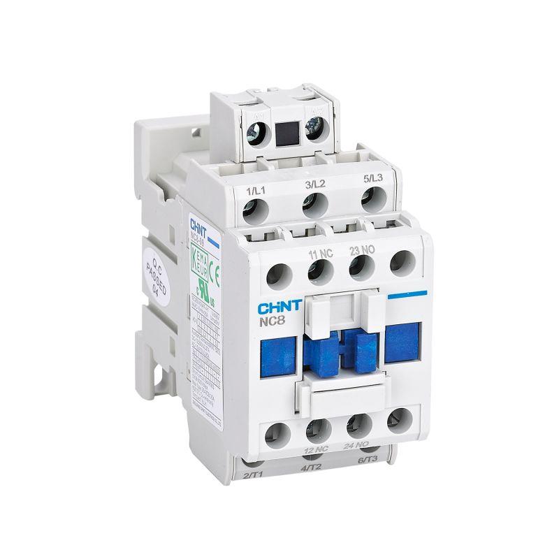 контактор nc8-09/w 3п 9а кат. 48-130в ac/dc 1но+1нз (r) chint 572268 от BTSprom.by
